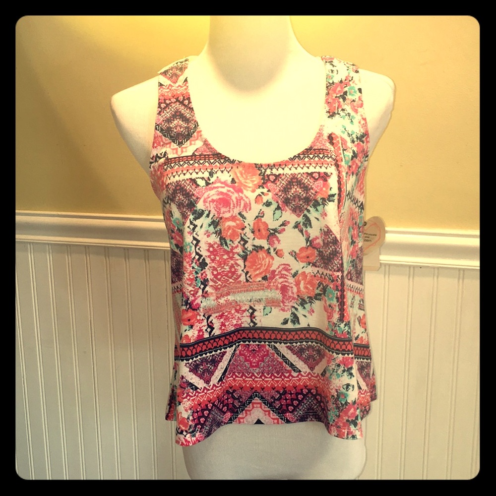 Self Esteem Sleeveless Top NWT